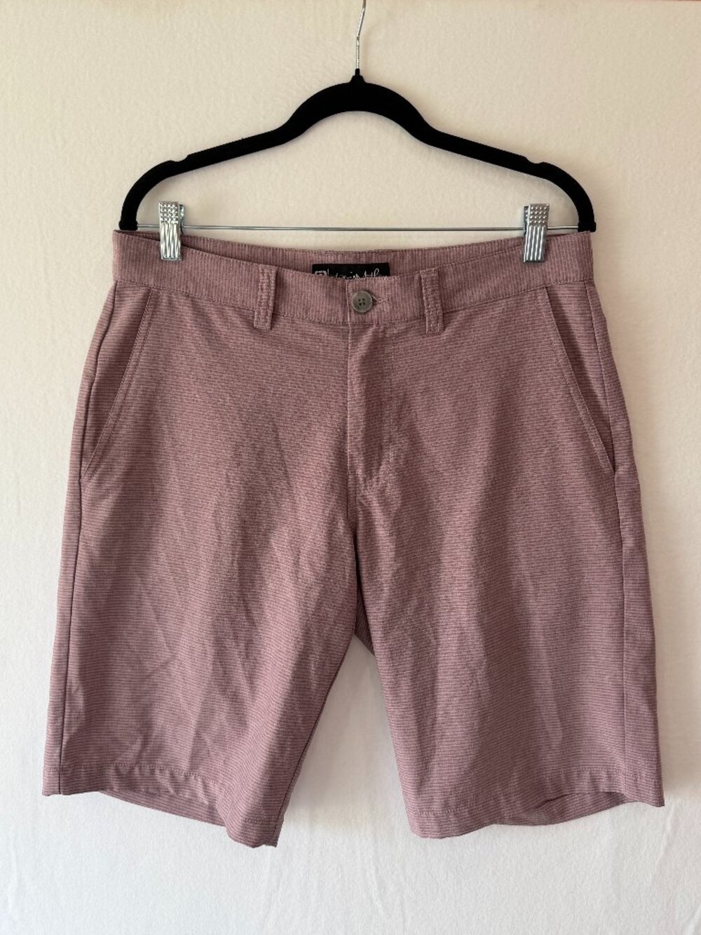 TravisMathew Purple Golf Shorts Size 32 Performance Stretch 11” Inseam
